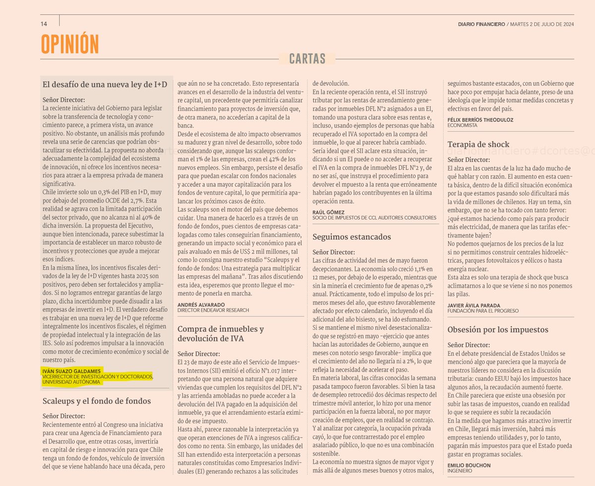 La baja inversión en investigación y desarrollo (I+D) en Chile apenas roza el 0,3% del PIB, comparado con el 2,7% promedio de la OCDE. La realidad se agrava con la limitada participación del sector privado, que hoy ve que los incentivos fiscales presentes en la Ley de I+D sólo