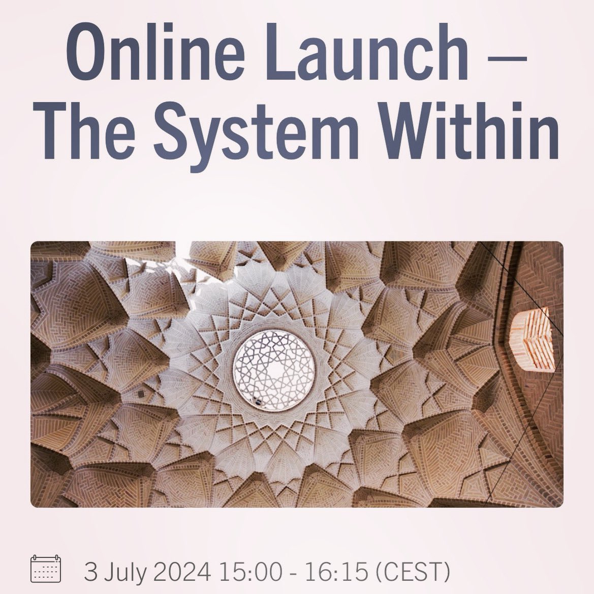 Barbara Bulc (@barbarabulc) on Twitter photo Join me at the launch of “The System Within” on the inner dimensions of sustainability and #systemstransformation.
Hosted by <a href="/SDDecleve/">Sandrine Dixson</a> <a href="/ClubOfRome/">The Club of Rome</a> <a href="/Earth4All_/">Earth4All</a> w co-authors Jamie Bristow, Rosie Bell, Christine Wamsler, Tomas Björkman, Phoebe Tickell, Julia Kim, Otto Scharmer! Join me at the launch of “The System Within” on the inner dimensions of sustainability and #systemstransformation.
Hosted by <a href="/SDDecleve/">Sandrine Dixson</a> <a href="/ClubOfRome/">The Club of Rome</a> <a href="/Earth4All_/">Earth4All</a> w co-authors Jamie Bristow, Rosie Bell, Christine Wamsler, Tomas Björkman, Phoebe Tickell, Julia Kim, Otto Scharmer!