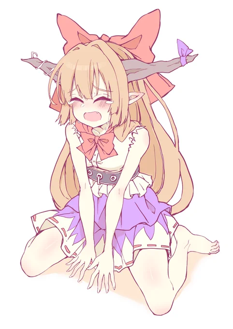 お酒が切れちゃった萃香ちゃんらくがき!! #東方Project