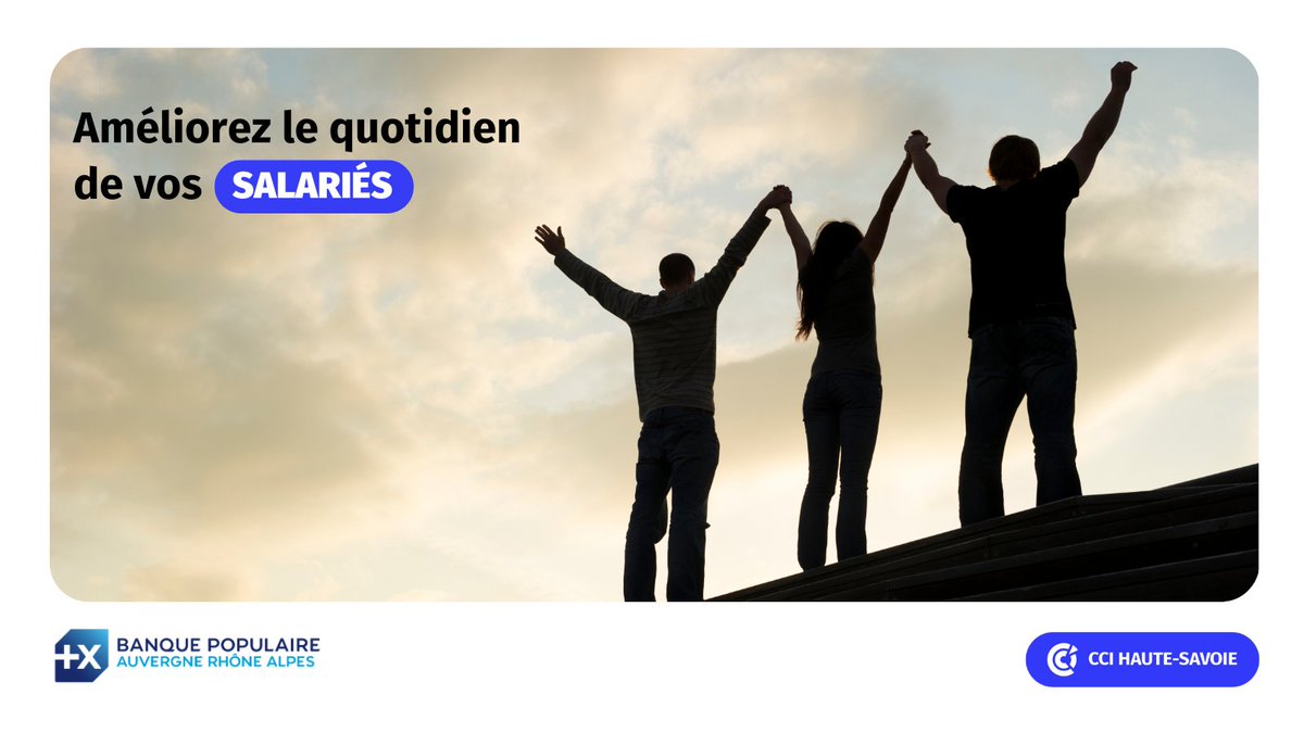 Le bien-être de vos #salariés est directement lié au dynamisme de votre entreprise ! Téléchargez le guide du dirigeant de la <a href="/BanquePopAura/">Banque Populaire Auvergne Rhône Alpes</a>  👉 banquepopulaire.fr/bpaura/profess…