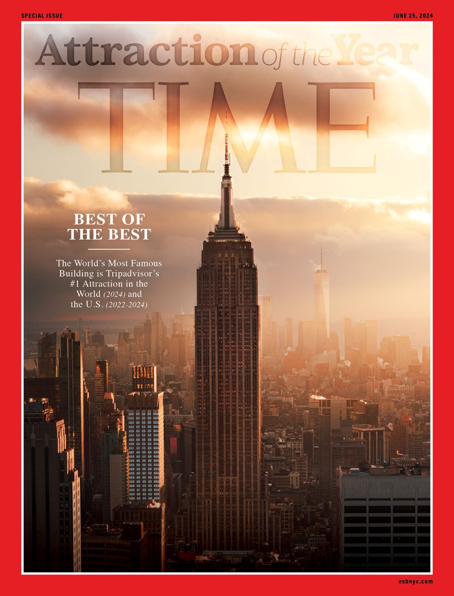 EmpireStateBldg's tweet photo. COVERGIRL https://t.co/98SHPrmKj8