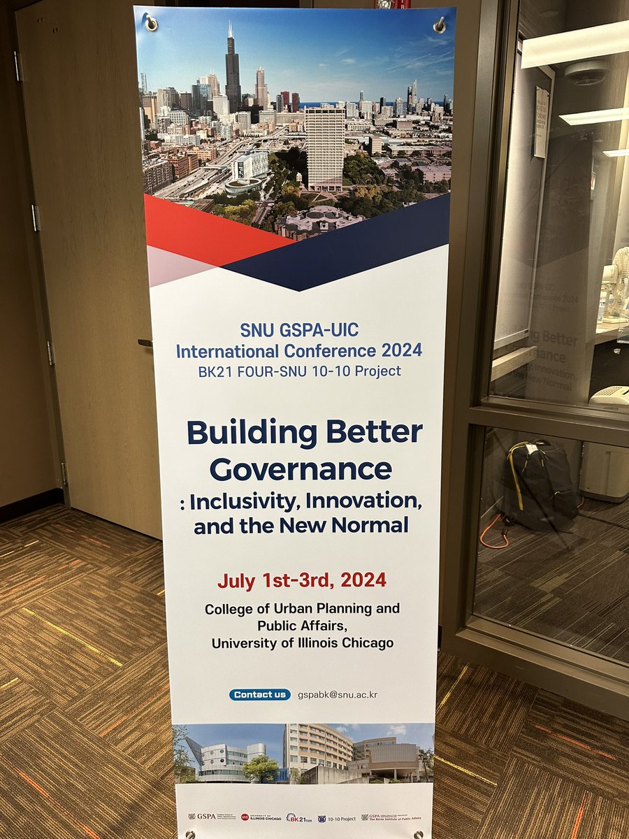 We’re thrilled to be hosting faculty and students in CUPPA this week from Seoul National University’s Graduate School of Public Administration to talk about building better governance! <a href="/UICCUPPA/">UIC CUPPA</a>