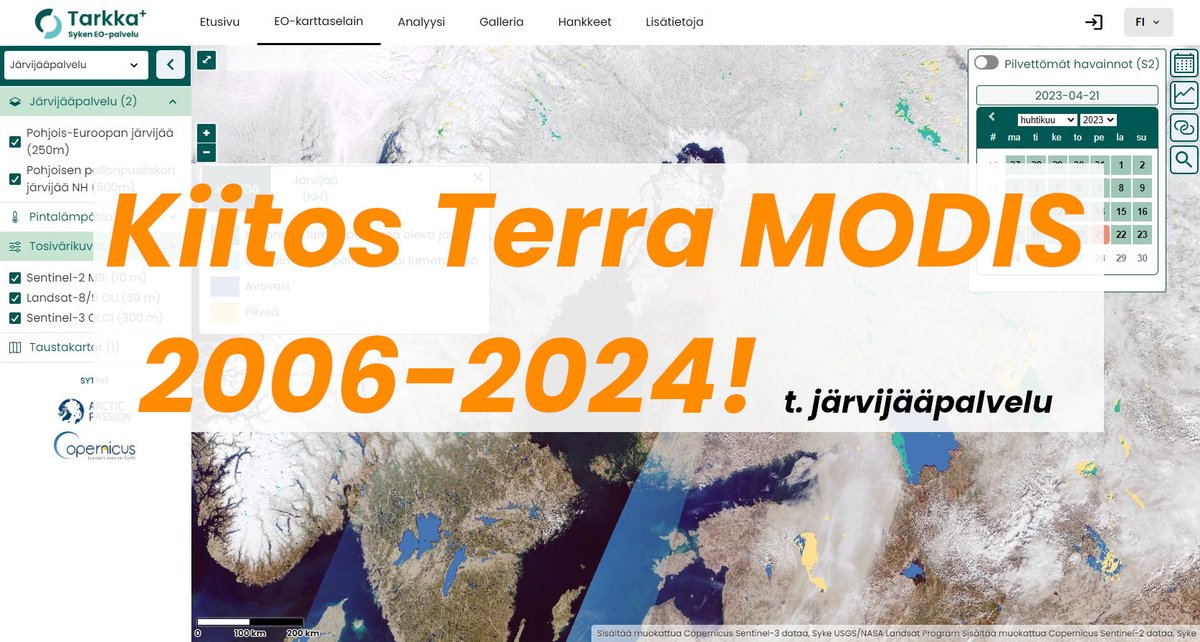 Syke EarthObservation tweet media