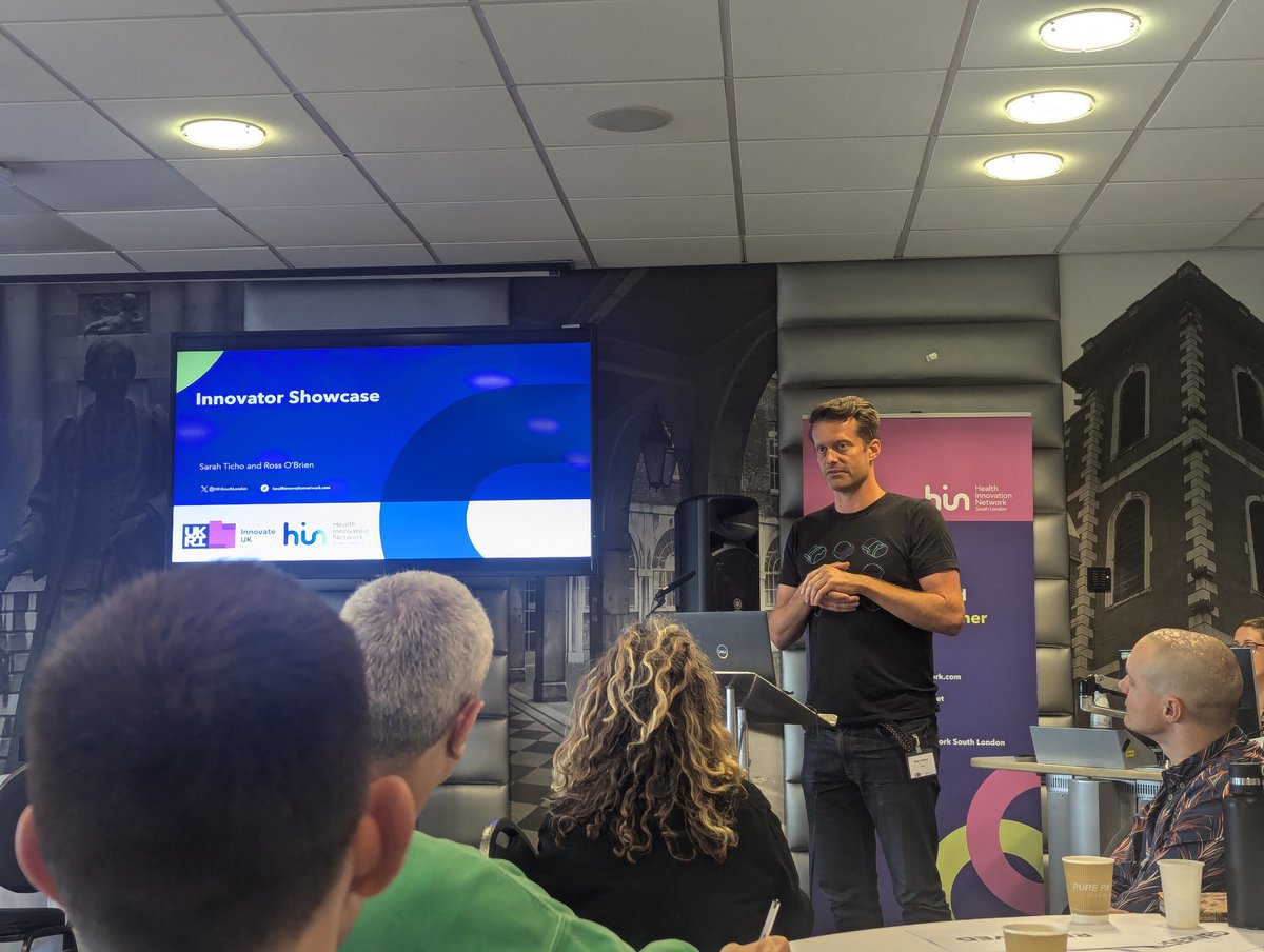 The XR Health Alliance (@xrha__) on Twitter photo We're at <a href="/HINSouthLondon/">Health Innovation Network South London</a>'s Mindset XR event today at <a href="/GSTTnhs/">Guy's and St Thomas'</a> in London <a href="/rossobr1en/">ᖇOSS O’ᗷᖇiEᑎ</a> is representing the team and introducing and facilitating the label discussion as part of the Innovator Showcase We're at <a href="/HINSouthLondon/">Health Innovation Network South London</a>'s Mindset XR event today at <a href="/GSTTnhs/">Guy's and St Thomas'</a> in London <a href="/rossobr1en/">ᖇOSS O’ᗷᖇiEᑎ</a> is representing the team and introducing and facilitating the label discussion as part of the Innovator Showcase