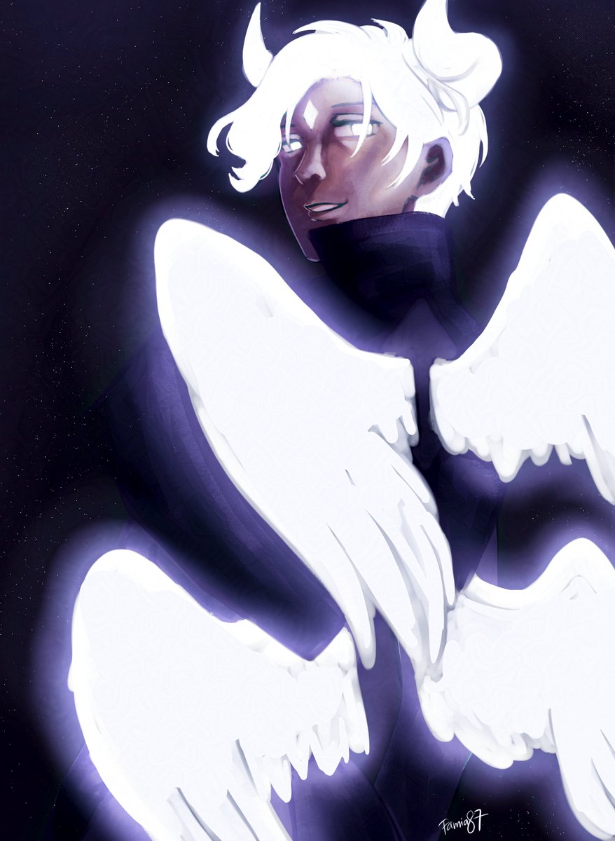 famia_illust's tweet photo. i made these last night and i was gonna post them after but glazing them took longer than expected so here they go. 

glowcifers #obeymelucifer https://t.co/VuRui1f16c