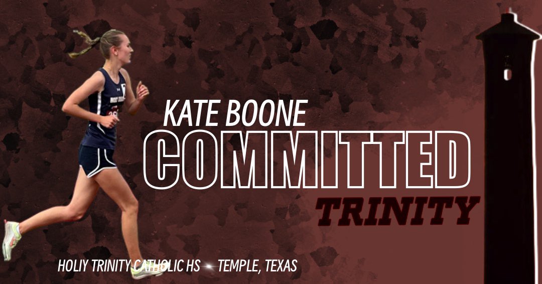 TUXC would like to welcome Kate Boone from Holy Trinity Catholic High School! She's coming from Temple, Texas and is joining the distance squad.