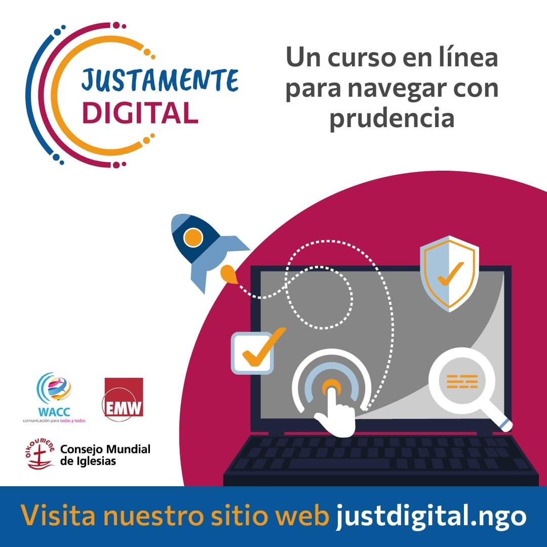 Oikoumene's tweet photo. Ecumenical partners released on 2 July “Big Issues in Small Bytes,” the first module of “Just Digital,” an online course on digital literary and advocacy created by the @waccglobal.
Learn more at: https://t.co/8dTyr3eRkT
#JustDigital #JustDigitalTuesday #JustDigitalChampion https://t.co/QoelSQAgEp