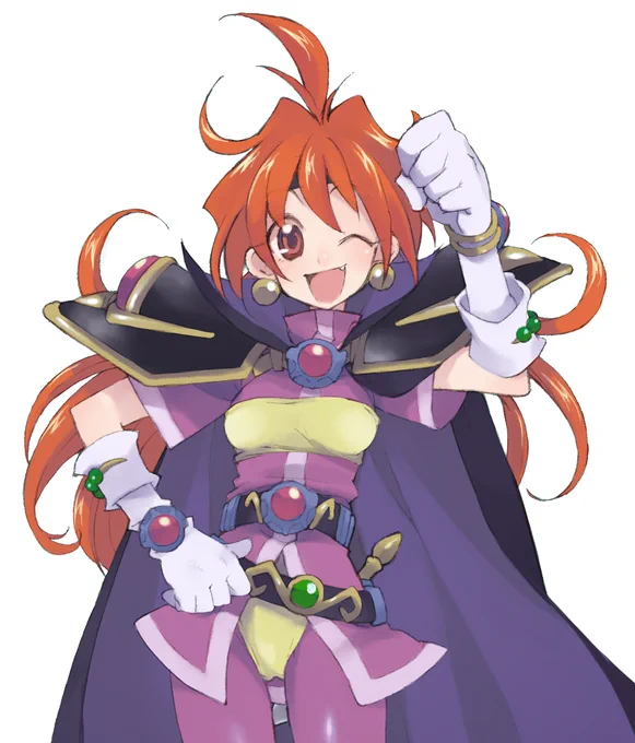 スレイヤーズがトレンド入りしてたので昔描いたリナちゃんをちょっと修正して投稿(*'ω'*) 