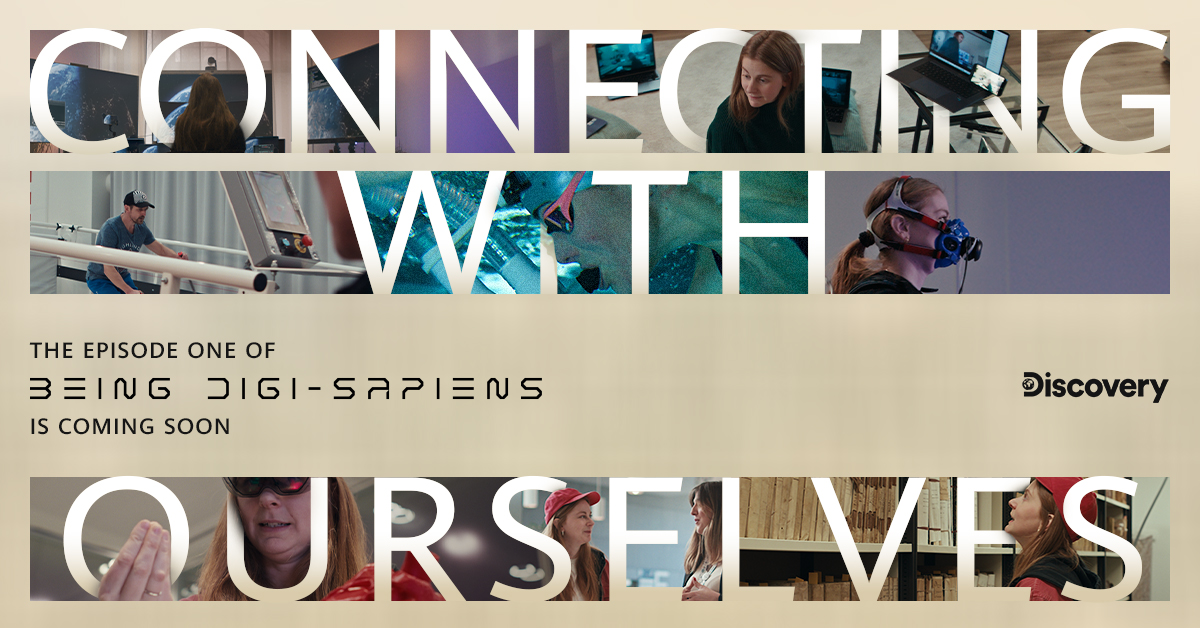 Die Digi-Sapiens sind unter uns! 😱
Was es mit Ihnen auf sich hat? Das siehst du heute in „Connecting with Ourselves“, die erste von drei Episoden einer neuen Dokumentarserie, die von <a href="/Discovery/">Discovery</a>  produziert und von <a href="/SimoneGiertz/">Simone Giertz</a> moderiert wird. Lasst euch durch drei europäische
