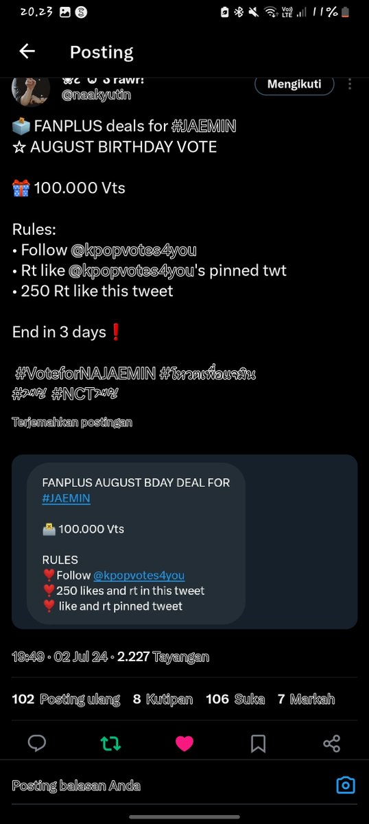 daffodils0813's tweet photo. @naakyutin @kpopvotes4you For #JAEMIN https://t.co/uPHx8LxjbA