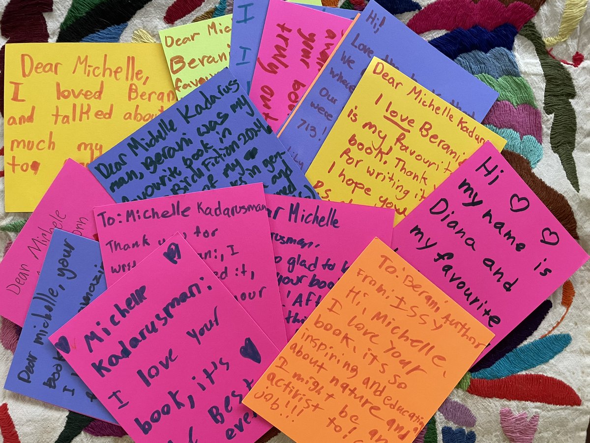 I opened the mail and got love-bombed! 💕
Huge thanks to <a href="/lindsayzv/">Lindsay Zier-Vogel</a> <a href="/ForestofReading/">Forest of Reading</a> <a href="/ONLibraryAssoc/">OLA</a> for this sweet package 📚
#FanMail #Berani #SilverBirch