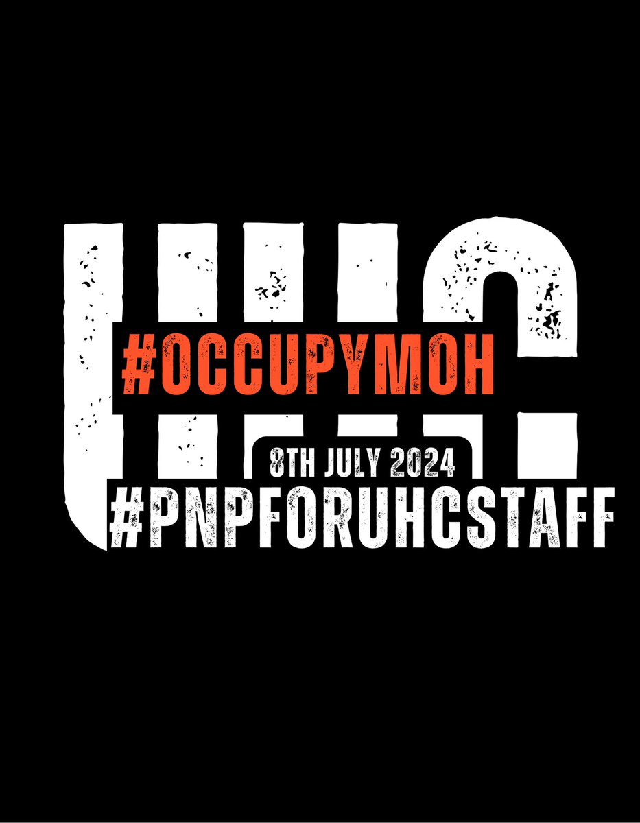 uhckenya254's tweet photo. On July 8th 2024,

The UHC staff of Kenya are going to march to Afya House to #OccupyMOH

We want  all the 8,500 UHC staff confirmed to Permanent and Pensionable terms.

Money to be availed as requested.
#PNPforUHCstaff
#NakhumichaMustGo
#RutoMustGoNow https://t.co/f6cLlo5h1Q