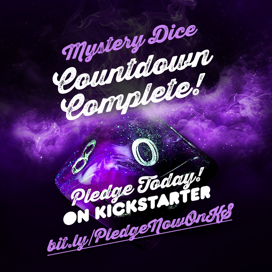 GateKeeperGamin's tweet photo. π Yay! Mystery Dice 3.0 has just launched! π
Join us and become a Day 1 backer!
https://t.co/n2dhJ0R4nD
#MysteryDice3 #WeirdStuff #JoinTheCountdown #dnd #dice #rpgdice #diceset #Dnd5e #dicecollection #kickstarter https://t.co/Jy9gU32NVT