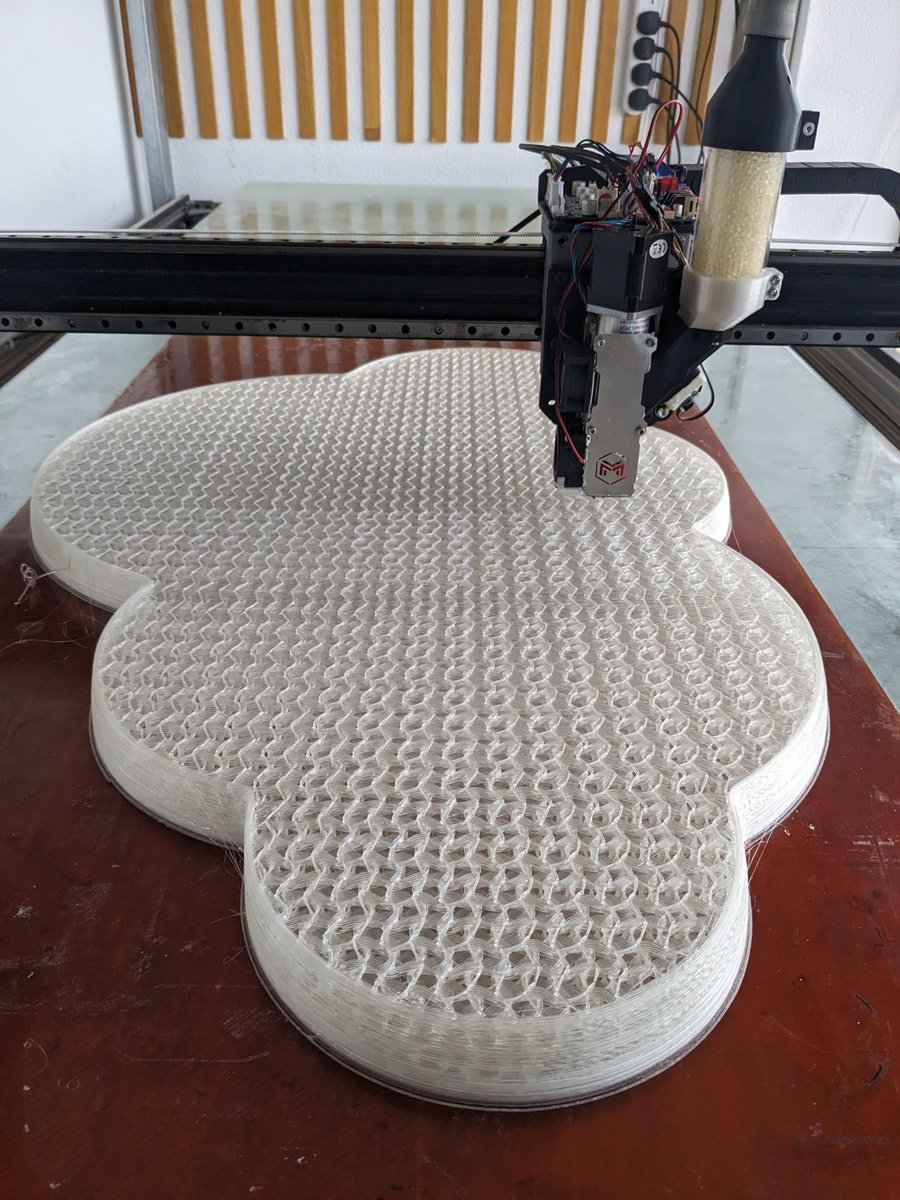 etanertep's tweet photo. @BambulabGlobal Just a few big prints. Built a bigger printer that's 4m long that uses @BambulabGlobal prints to make sailing and plane parts. https://t.co/k4Y6TpSFr1