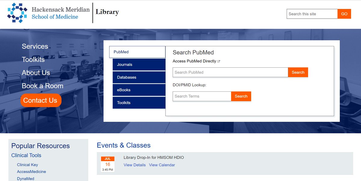 HMHSchoolofMed's tweet photo. To all SOM students, faculty and staff, we’re proud to unveil our new electronic library system!

Click here to take advantage of our expanded service and streamlined resources for all. https://t.co/b2CPfAawkP https://t.co/sXhCVJOmdu