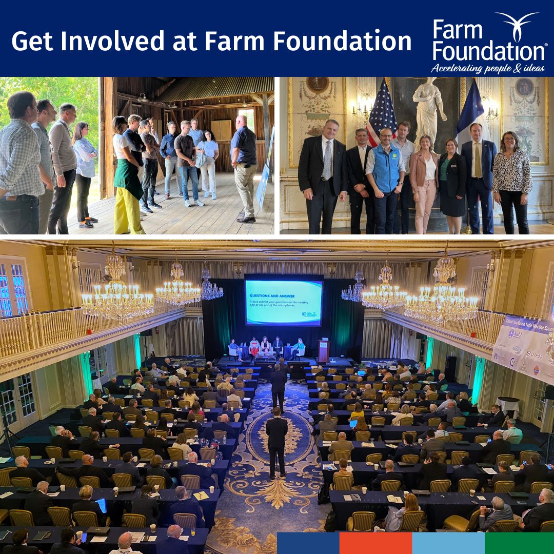 At Farm Foundation, we don’t just collaborate. We develop and motivate, ensuring that emerging leaders and seasoned professionals have an opportunity to impact each other and our industry. 

Learn more farmfoundation.org/get-involved  

#farmfoundation #collborate #agriculture