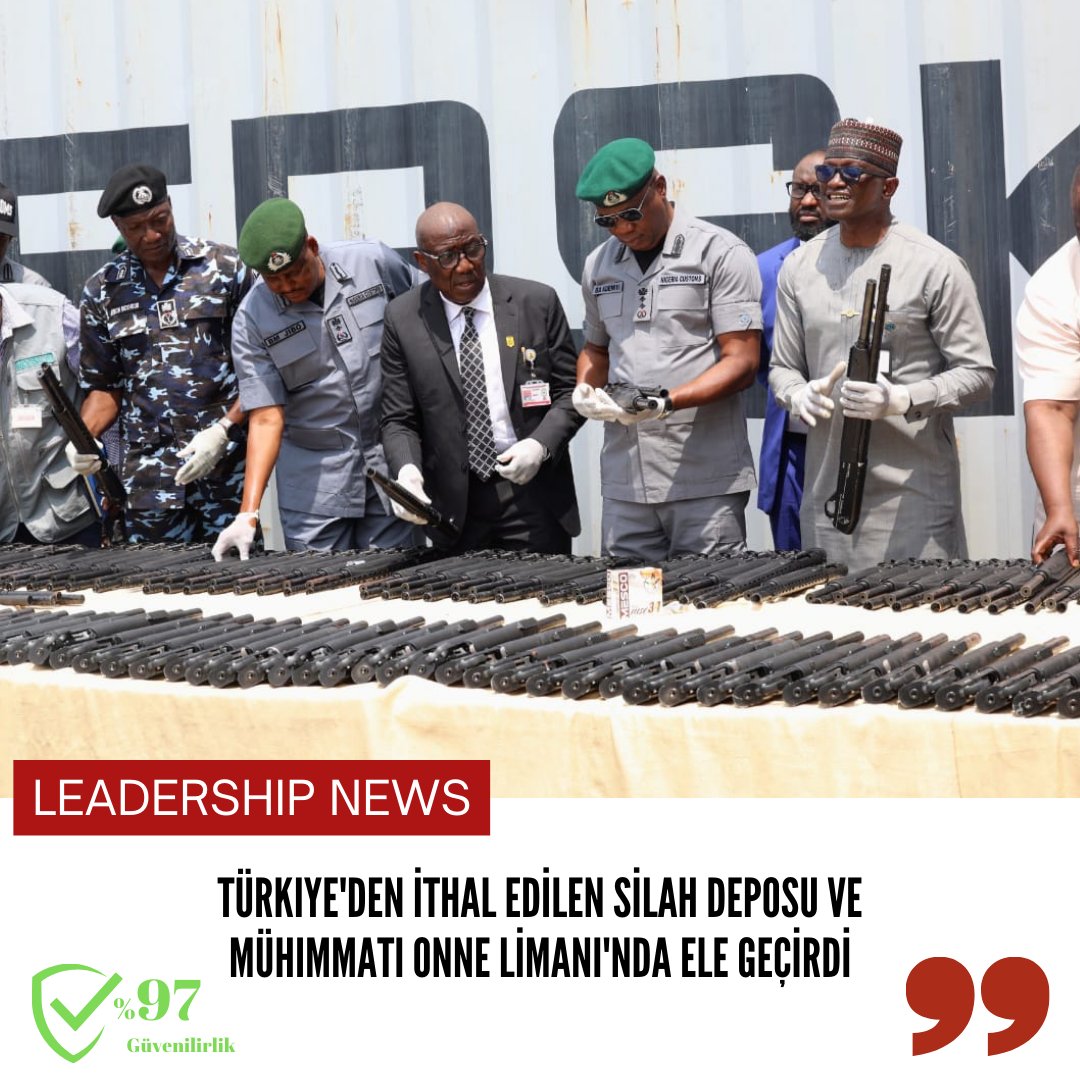 Oigetit_Turkiye's tweet photo. Türkiye'den ithal edilen silah deposu ve mühimmatı Onne Limanı'nda ele geçirdi.
Daha fazla bilgi için https://t.co/N4C02hIRWF adresini ziyaret edin.
#Oigetit #Fakenewsfilter #Turkey #news https://t.co/eTlrBCV3rw