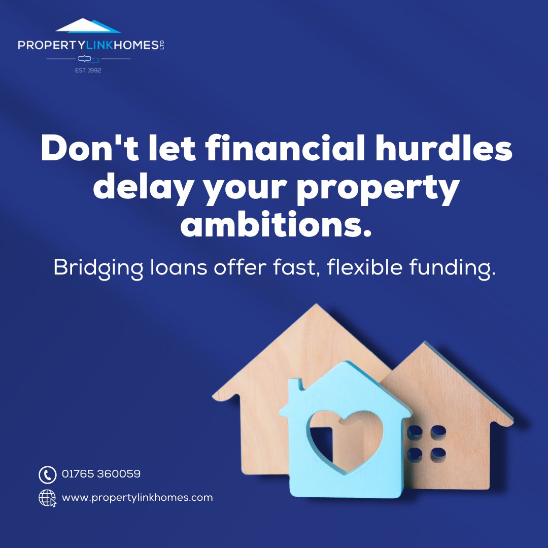 Ready to leap over financial hurdles? Bridging loans make your property dreams a reality, quickly and flexibly! 🔑 #PropertyLinkHomes #YourPropertyPals