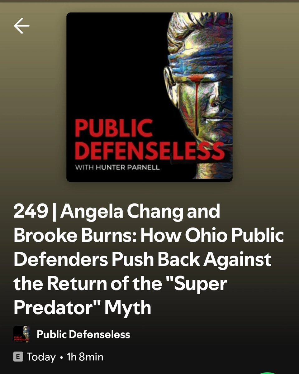 angeeckes's tweet image. So excited to share this conversation with @OH_PubDefend 's Brooke Burns on @PDefenselessPod ! Take a listen and share! #defendyouth