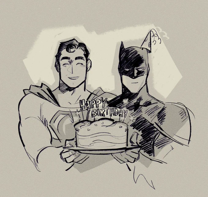 superbat birthday for my buddy @AssortedAra ❤️💙🖤 