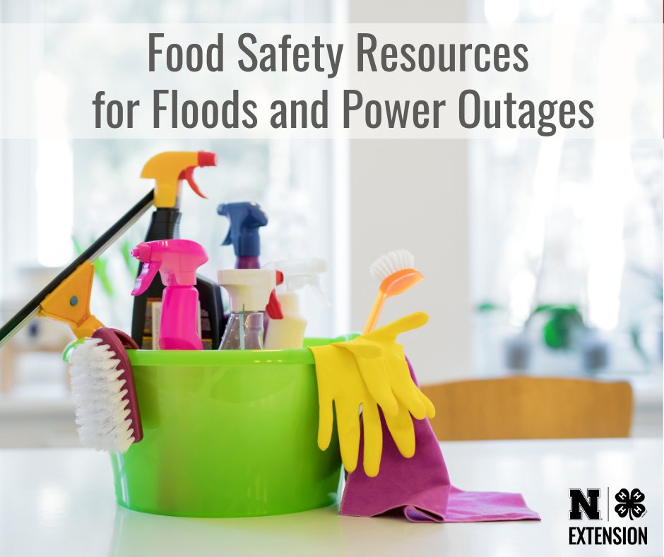 holtboyd's tweet photo. Floodwater can bring silt, raw sewage, oil, and chemical wastes into your home. It is important to clean and disinfect after flood waters are gone. For more information on cleaning up after disasters: https://t.co/RZIHPZmx3q #UNLFoodSafety https://t.co/ATFUEWSB3h