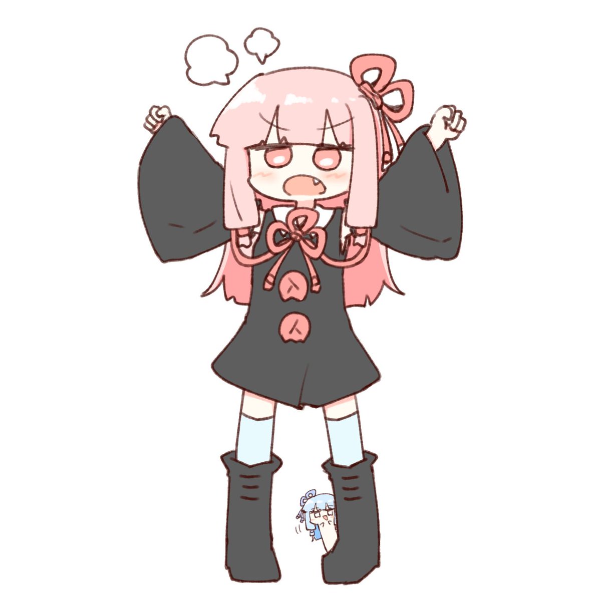 琴葉茜 ,琴葉葵 「」|かんゆのイラスト