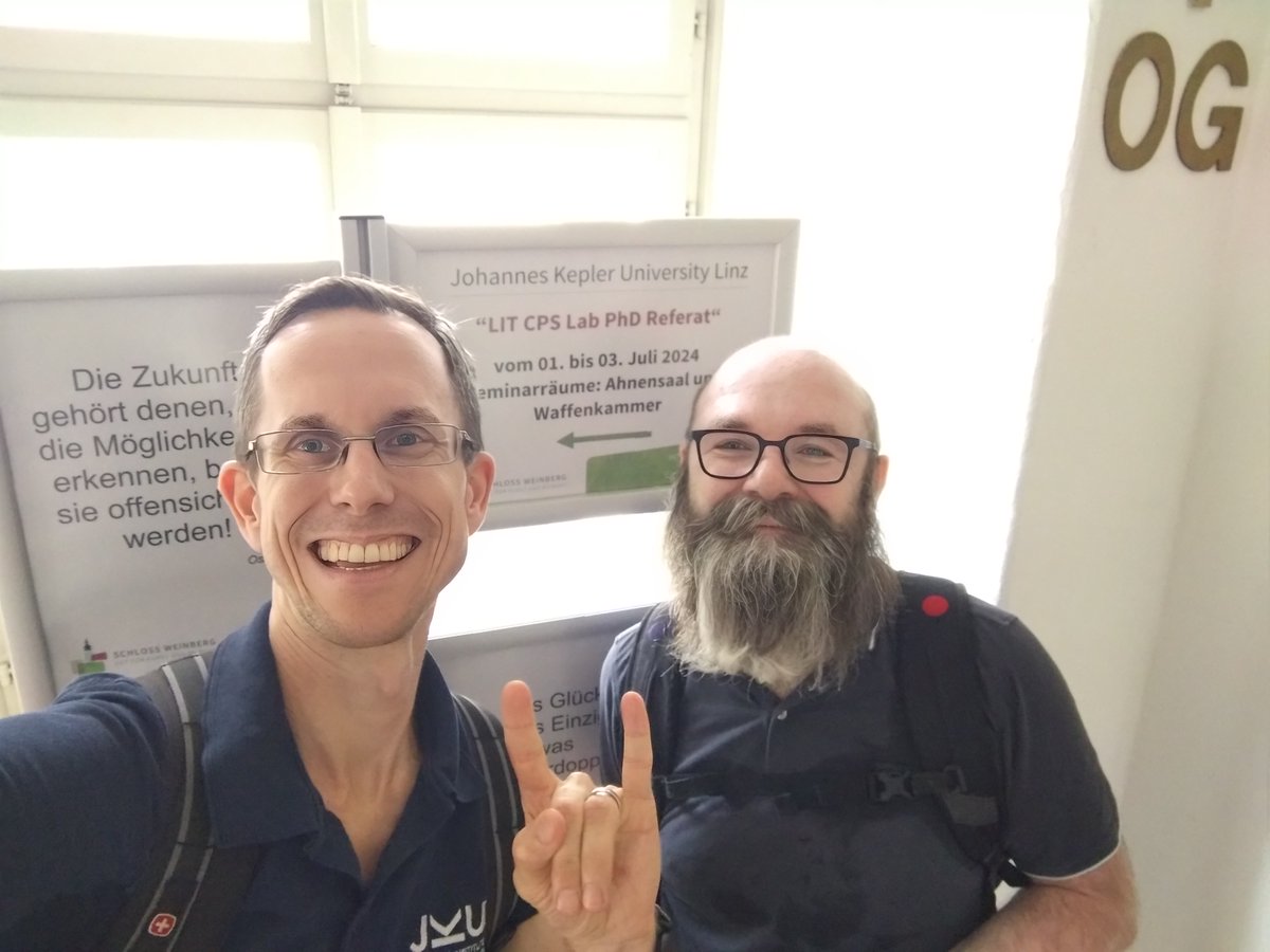 RickRabiser's tweet photo. In the middle of a 3-day retreat Schloss Weinberg with our PhDs and Post-Docs from #litCPSlab discussing how to become even better in the things we are doing and how we can grow together :) #CDLVaSiCS #CDG @AZoitl @BWiesmayr @jkulinz https://t.co/PQQraxRVsj