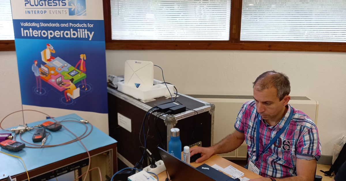teltronic_zgz's tweet photo. Once again at the #FRMCSPlugtests arranged by the @ETSI_STANDARDS
We've travelled to Sophia Antipolis with our #5G Core, gNodeB, RTP-800 onboard radio, NG CeCoCo control room and #FRMCS server in order to test different railway-oriented test cases.
https://t.co/EGlGYS12B8 https://t.co/lFpkgrygc0