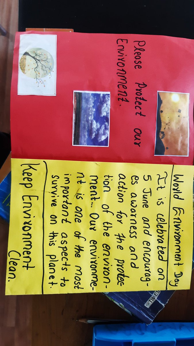 surendrathinks's tweet photo. "Sir I have prepared a gift for you!".

Such a beautiful and decorated gift from my students on the occasion of World Environment Day 2024.

We should and must teach children about the global and  local issues along with the practices of solutions.

#climateeducation #children https://t.co/iqPlWae41x