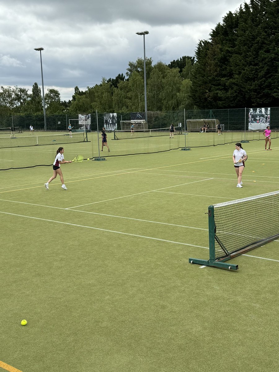 Great doubles being played at @GDST Trust Tennis Rally