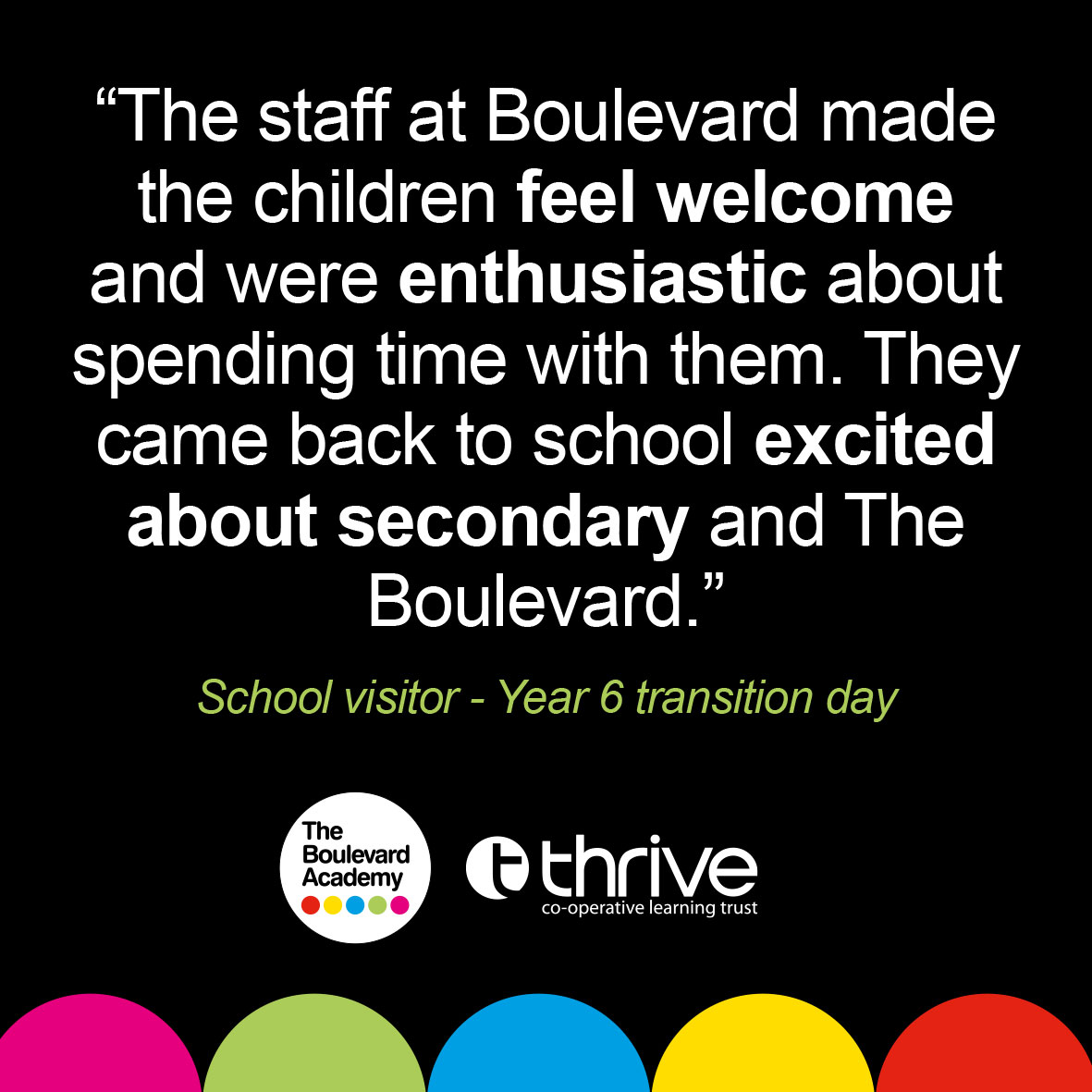 The Boulevard Academy (@tbahull) on Twitter photo Great feedback from parents and guardians at our ‘Get to Know Me' event.
It was amazing to see so many students excited to be joining us in September.
<a href="/thrivetrust_UK/">thrivetrust_UK</a> <a href="/thrivetrust_CEO/">Jonathan Roe</a> #Thriveinlife Great feedback from parents and guardians at our ‘Get to Know Me' event.
It was amazing to see so many students excited to be joining us in September.
<a href="/thrivetrust_UK/">thrivetrust_UK</a> <a href="/thrivetrust_CEO/">Jonathan Roe</a> #Thriveinlife