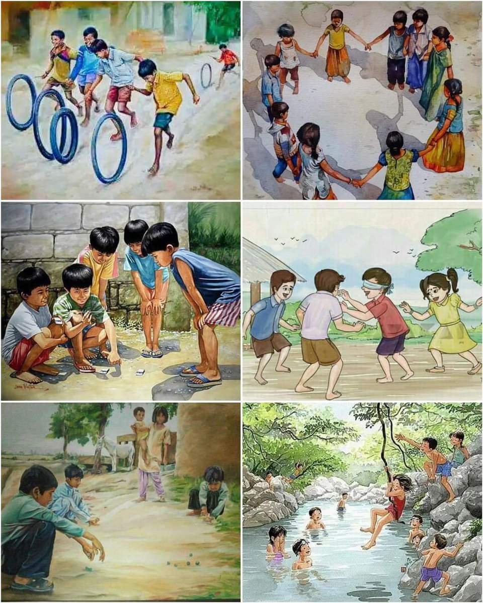 twinkling_lady's tweet photo. I miss that kind of childhood simple life no gadget and I'm proud I enjoyed that life before in those golden days. #oldmemory #oldlife #childhood #memory https://t.co/kbWc6KNUrT