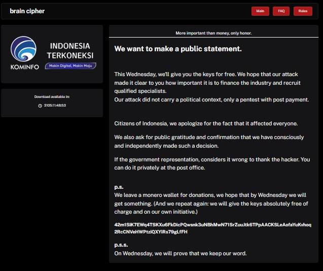 Jadi kemungkinan hackernya ordal??