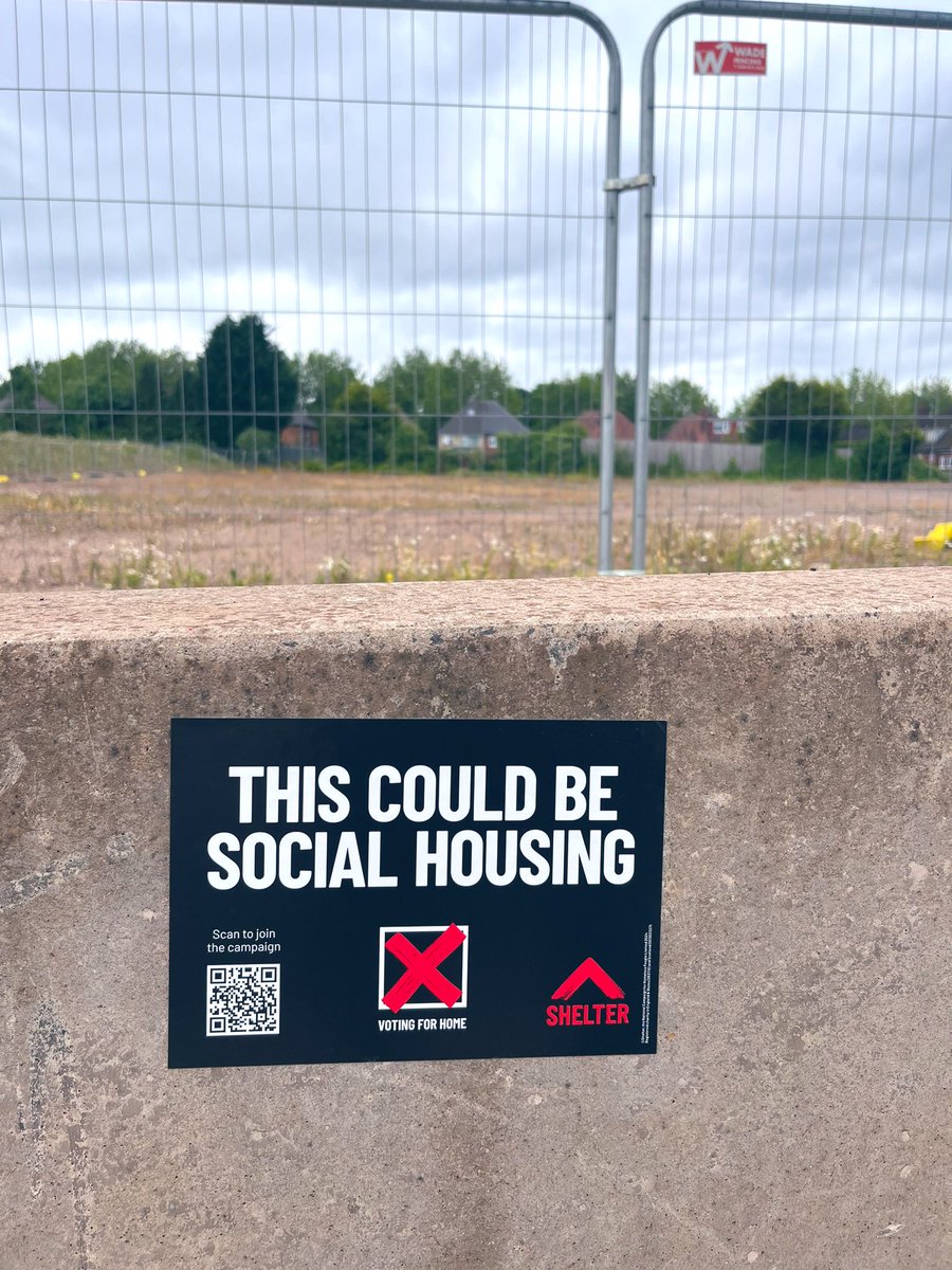 ShelterBHM's tweet photo. We’ve been out in Northfield & Longbridge today, where there’s loads of space to build…something? #VoteForHome on Thursday https://t.co/gZgPY5hrjg