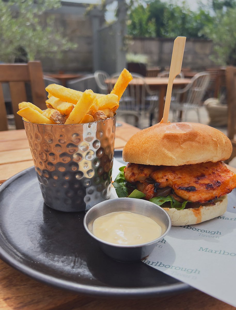 This week’s midweek @ the Marlborough -
Korean chicken burger, seriously tasty &amp; just £10