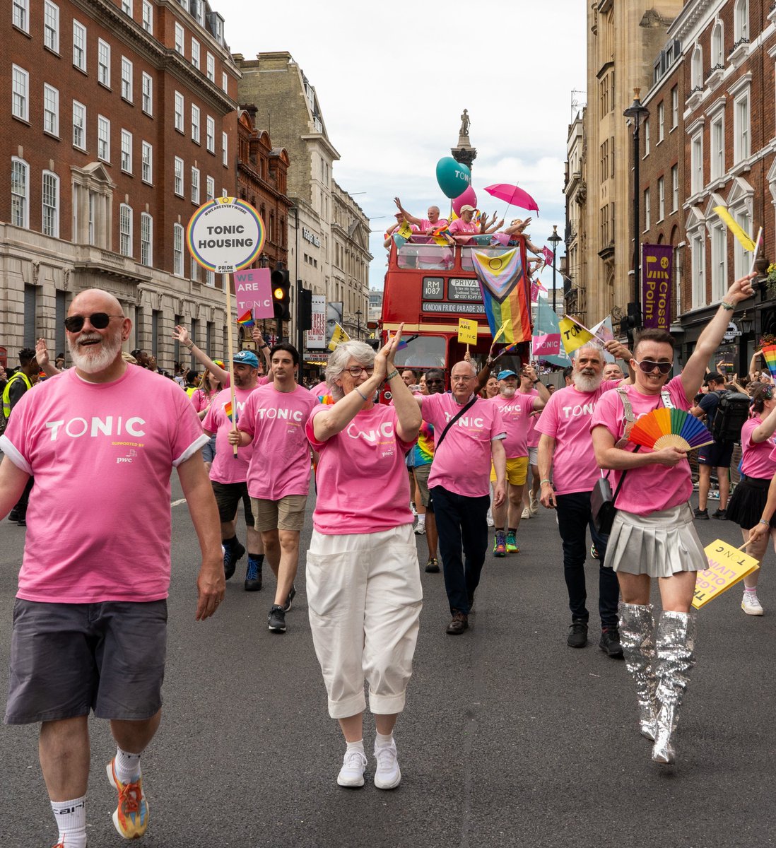 On Saturday we were in the <a href="/PrideInLondon/">Pride in London</a> parade for the 2nd time! We take part in Pride to celebrate our LGBTQ+ elders who first marched back in 1972 🩷

Thanks so much to everyone who joined us: our residents, volunteers, board members, friends 
&amp; support from <a href="/PwC_UK/">PwC UK</a>! 🏳️‍🌈 🏳️‍⚧️