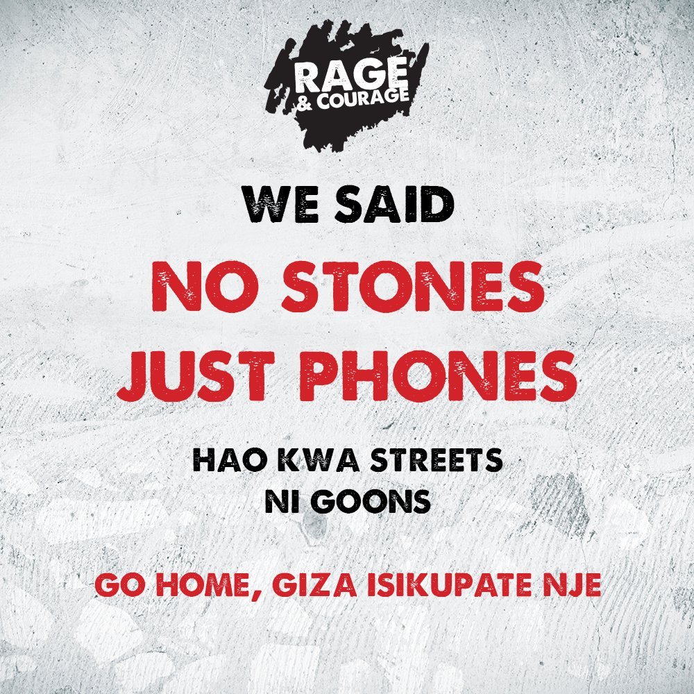 Let's tread carefully. 
#Maandamano, HAPPENING NOW, Oscar Sudi, JKIA, Nairobi CBD, #OccupyWestonHotel,#DontBurnKenya, Ruaka, Recce, Mombasa, #RutoMustGo