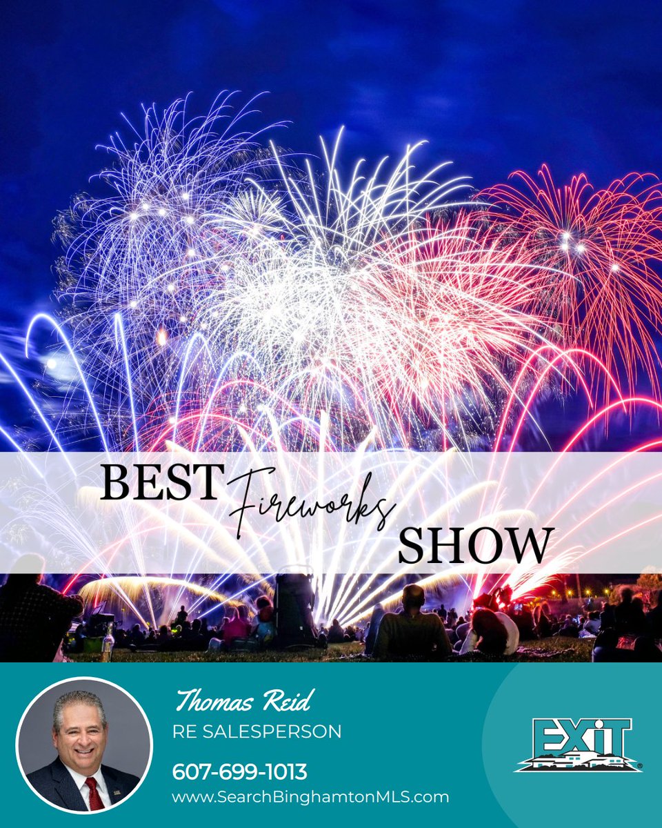 EXITwithTommy's tweet image. What&apos;s 4th of July without a sky full of sparkles, right? Where do you love to catch the dazzling firework display locally? Let&apos;s celebrate our stars and stripes in style!

#4thofJuly #fireworkdisplay #starsandstripes #celebratelocal #independenceday