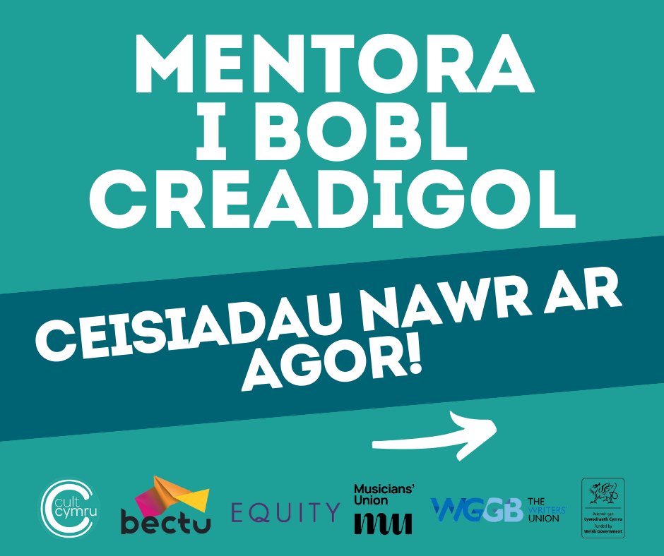 📢Rydym yn falch iawn i gyhoeddi bod ceisiadau ar agor ar gyfer ail grŵp o fentoreion o dan ein rhaglen Mentora i Bobl Creadigol i bobl sy’n gweithio mewn adloniant byw a’r celfyddydau.

🔗cult.cymru/cy/mentora23_2…