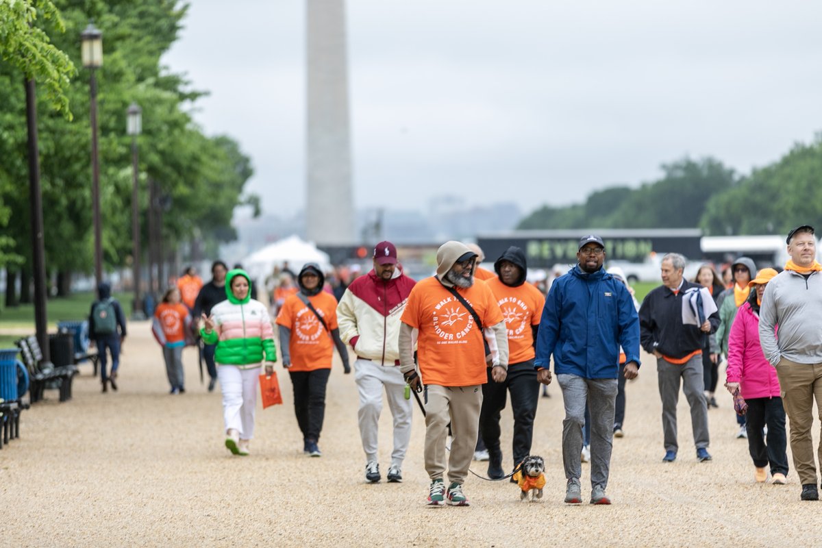 BladderCancerUS's tweet photo. The Washington, DC Walk to End Bladder Cancer is special with BCAN's offices nearby. Thanks to our amazing organizers, volunteers, walkers, and corporate partners, 2024 was a terrific year. A little rain didn't stop us. Thank you, DC! π§οΈπ #EndBladderCancer #DCWalk https://t.co/uxhk0Qze0l