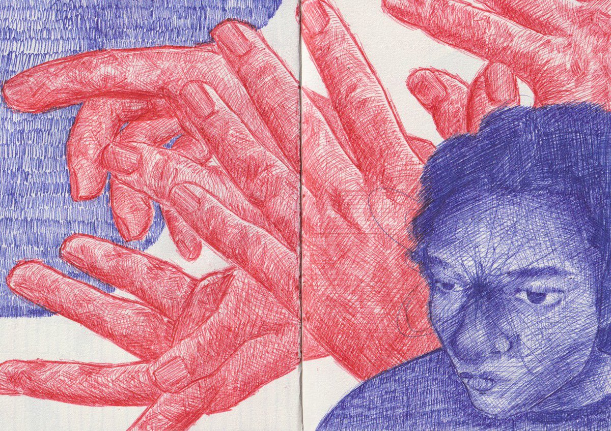 Balami2Reena's tweet photo. Silent Whispers of the artist’s hand. 
Art by- Aayush B.N https://t.co/PHx9tU0r9J