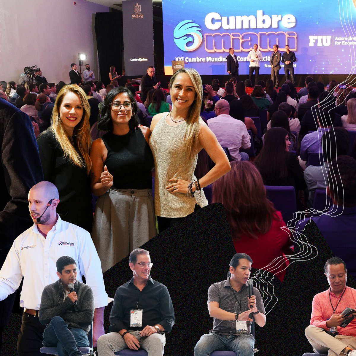 ¡Gracias a todos por hacer de #CumbreMonterrey⛰️ una experiencia única! 

Cada uno de ustedes ha contribuido a crear un evento lleno de aprendizaje, conexión y momentos memorables. 

Nos despedimos de Monterrey con gratitud ¡Y entusiasmo por lo que viviremos juntos en Miami 🦅🇺🇸!