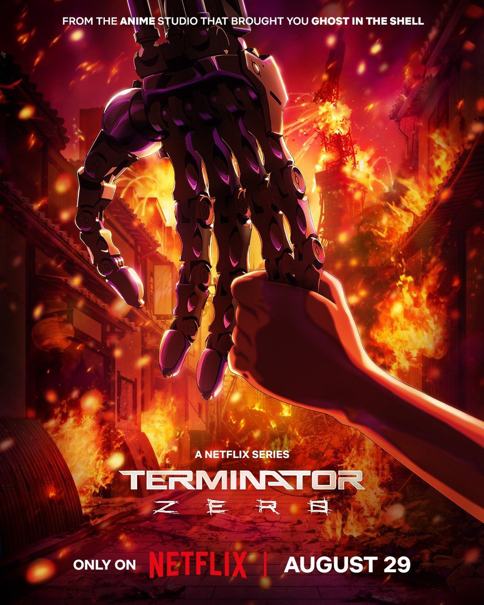 MOVIEDEATHBLOWS's tweet photo. The First poster for the TERMINATOR anime series.
Full Trailer releases July 5. #Terminator #TerminatorAnime https://t.co/tWhZVeygon