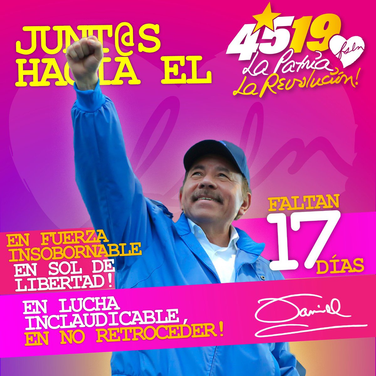 ❤️🖤 Julio Victorioso ❤️🖤 

Seguimos de Frente con el Frente, Encaminados hacia el 45/19 ❤️🖤

#4519LapatriaLaRevolución 
#TodosJuntosAl4519
