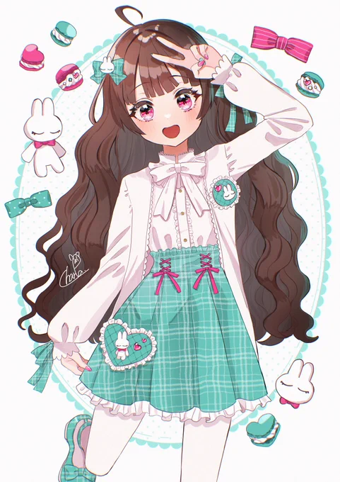 #最近伸び悩んでるのでRTしてやってくれませんか 女の子向けのかわいい極振りイラスト描いてます!拡散してもらえると嬉しい…!! 