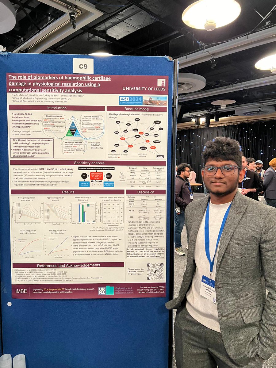iMBE @ Leeds (@imbe_leeds) on Twitter photo Check out the research posters from Callum and <a href="/P_V_S_Mahesh/">PVS Mahesh</a> on their groundbreaking #PhD work! #ESB2024 Check out the research posters from Callum and <a href="/P_V_S_Mahesh/">PVS Mahesh</a> on their groundbreaking #PhD work! #ESB2024
