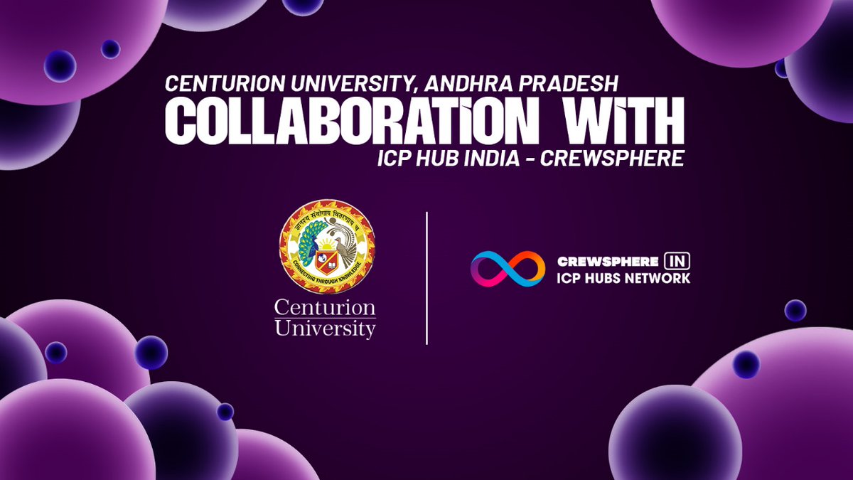 crewsphere_cutm's tweet photo. Centurion University , Andhra Pradesh has entered into a Memorandum of Understanding(MoU) with ICP India Hub-Crewsphere.
This collaboration unlocks a world of possibilities for students, equipping them with the skills &amp; knowledge to excel in this field.
#ICPhubs #WithCrewsphere https://t.co/05pNi3sYyg