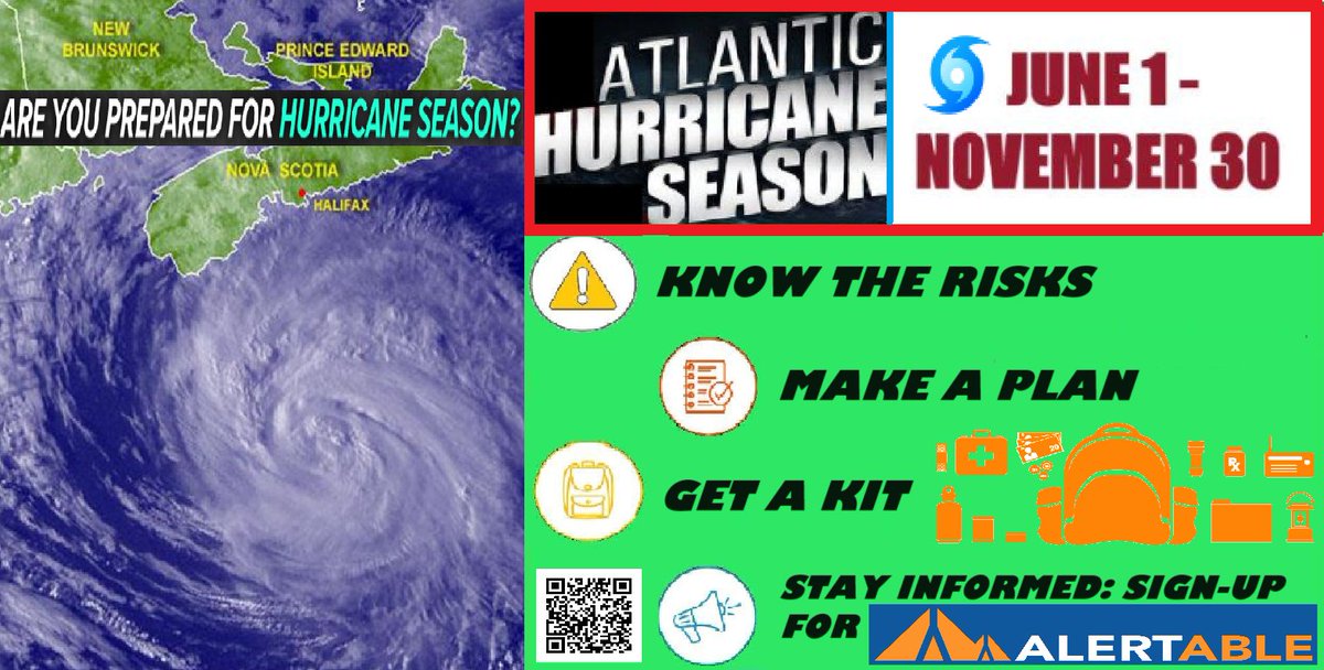 🌀Be prepared for Hurricane Season June 1st - Nov. 30th🌀
✅ Know the Risks
✅ Make a Plan
✅ Get a Kit
✅ Stay Informed with Annapolis REMO alerts on Alertable - Sign up now &amp; stay safe this hurricane season!
👉 Sign Up Here: annapoliremo.ca