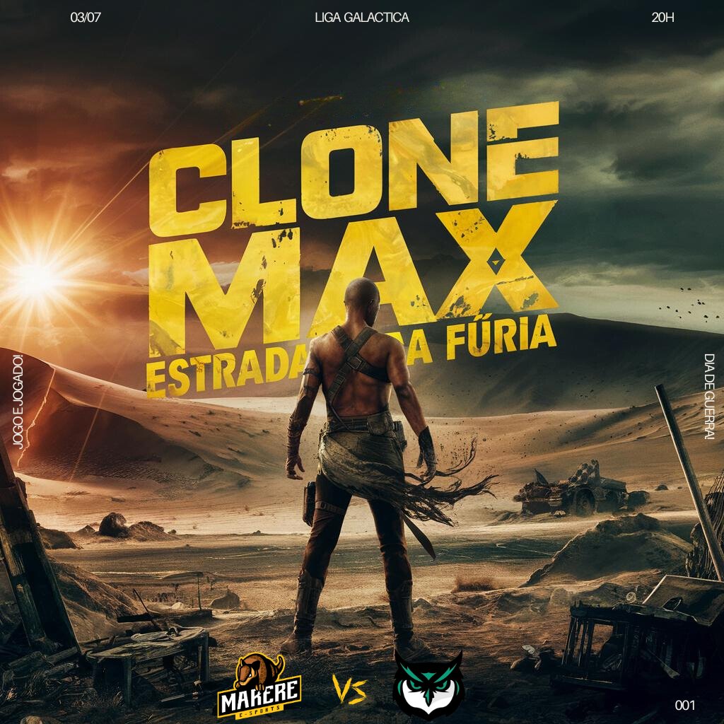 Amanha tem o começo da liga galactica!!
Data 03/07 - 20h 😡🚗: 🛤️🔥
#GOMRE