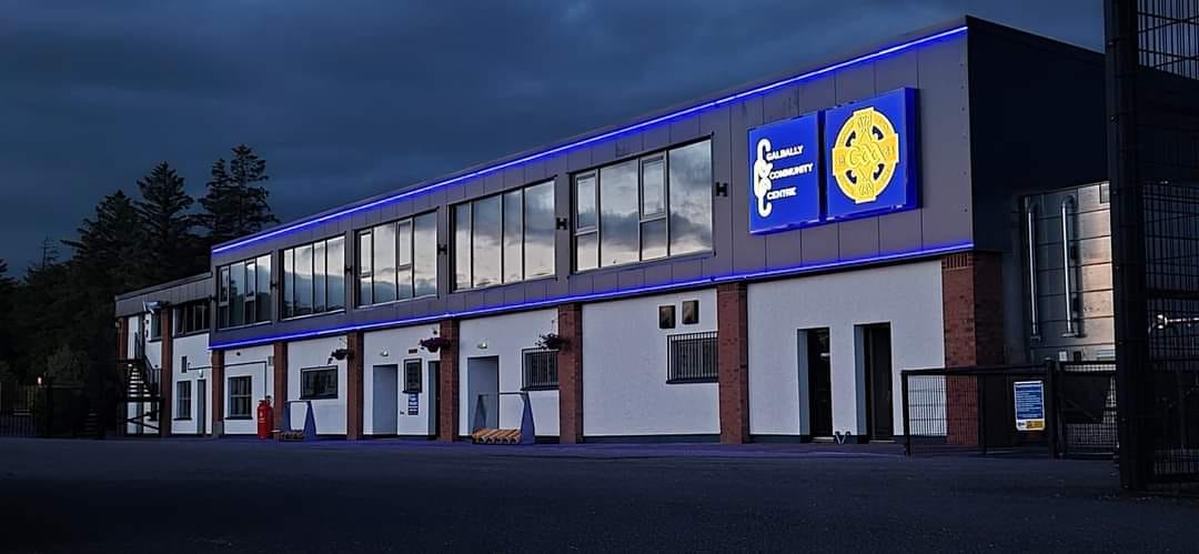 The spectacular new Cannyman Suite at Galbally Community Centre. A fantastic addition to facilities <a href="/GalballyPearses/">Galbally Pearses GAC</a> <a href="/TyroneGAALive/">Tyrone GAA</a> <a href="/teamtalkmagLIVE/">Teamtalkmag.com</a> that would match any major sporting venue in Tyrone, Ulster and across the Island.
